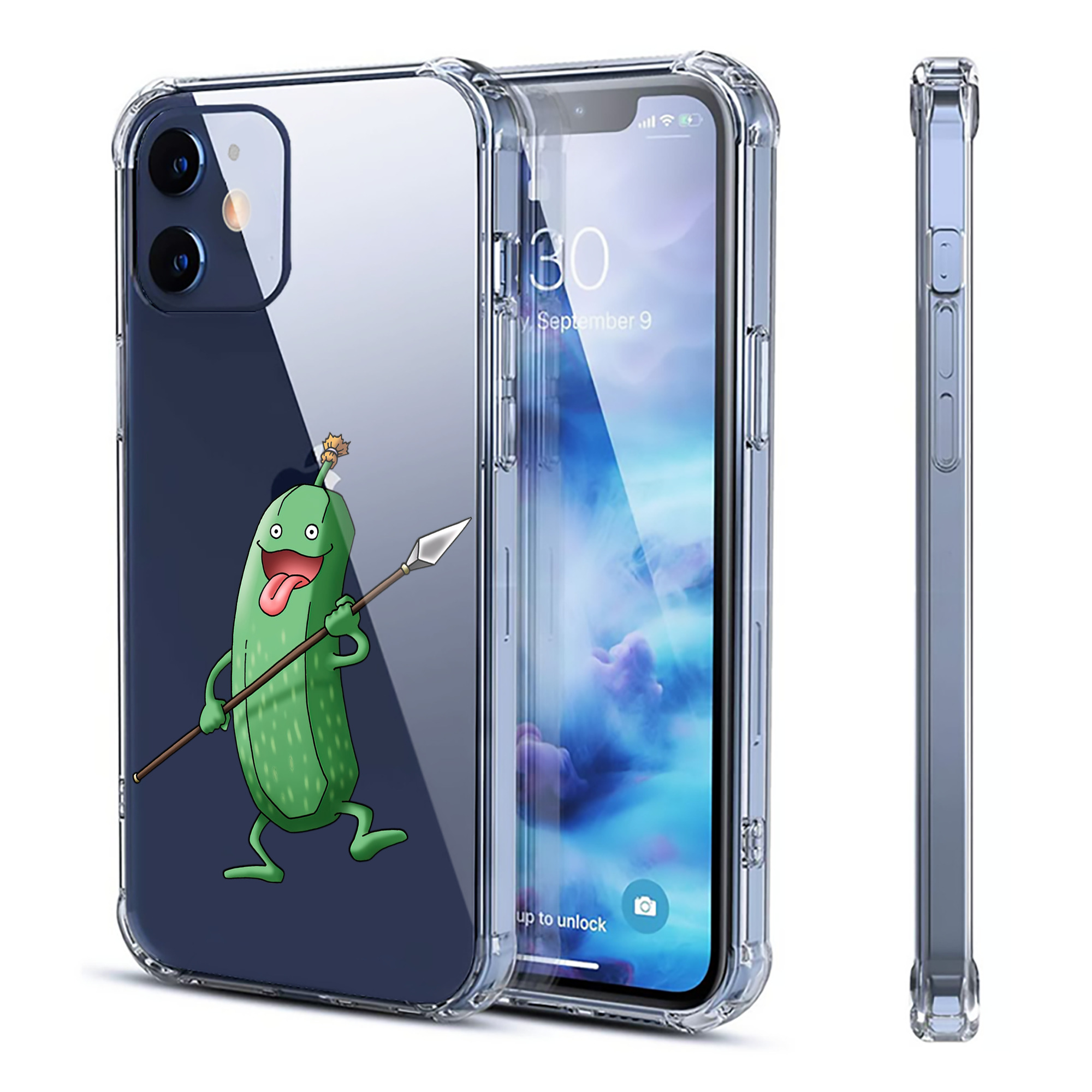 （画像用） ドラゴンクエスト Doragon Kuesuto Dragon Quest 【iPhone 12シリーズ対応】透明スマホケース（クリアソフトケース）